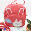 Cute Bunny Red Colour Bag-pack For Cute Girls