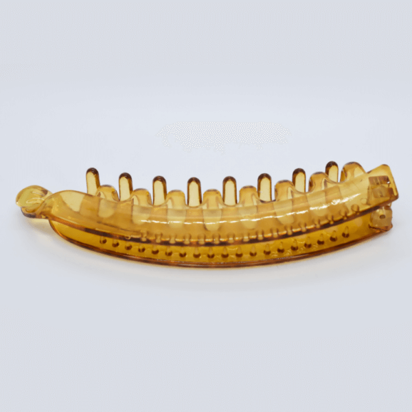 Yellow Transparent Daily Wear Banana Clip - Image 2