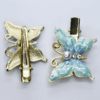 Blue Butterfly Metal Hairclip for Kids & Girls - Image 2